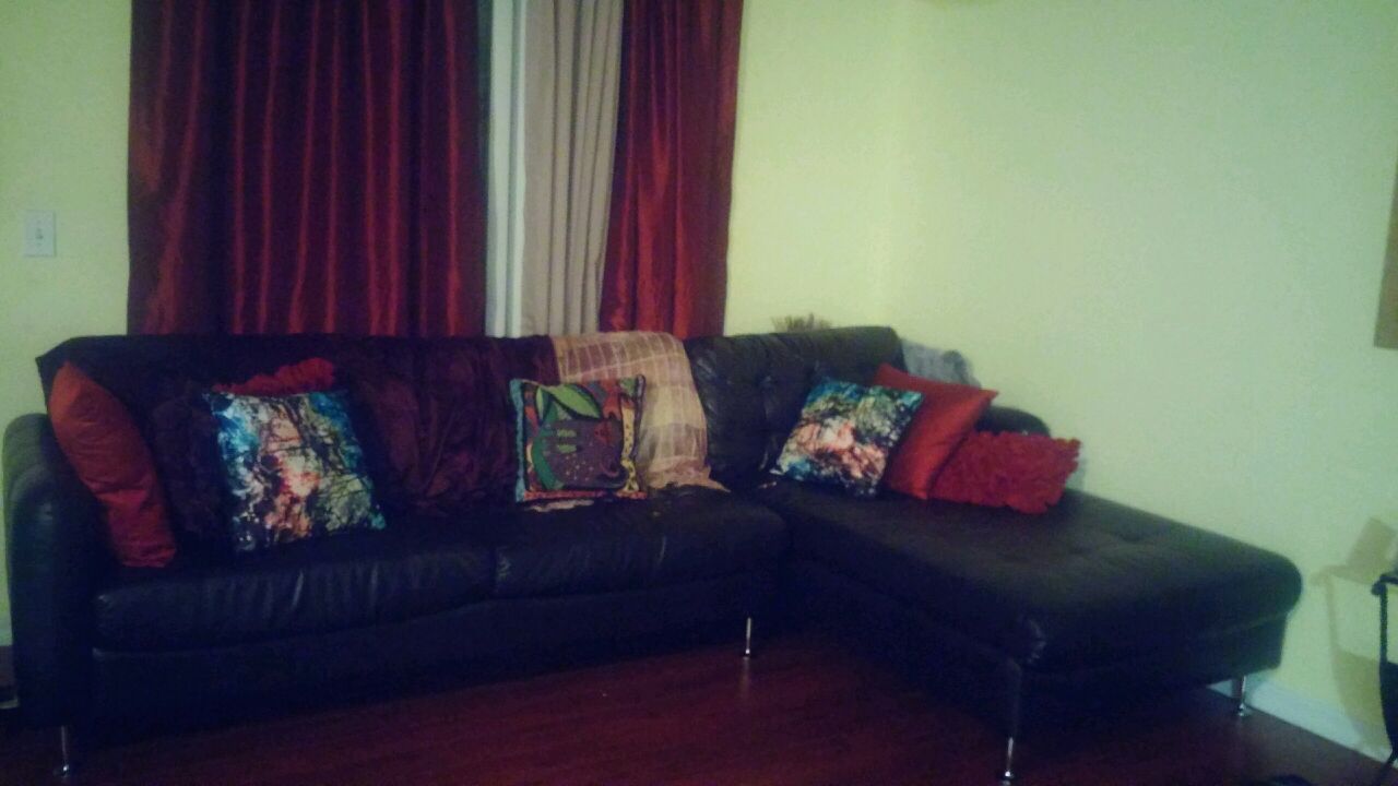 Leather couch $400.00