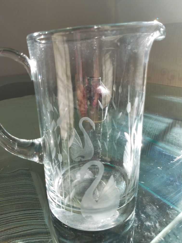 Crystal pitcher princess house