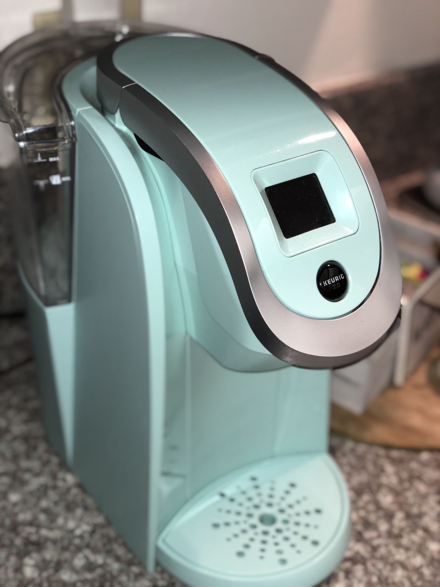 Mint Keurig coffee maker