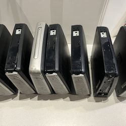 Lot of 7 HP thin Client t5000 6 power on 1 did not AS-IS 