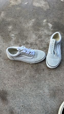 Light gray Vans