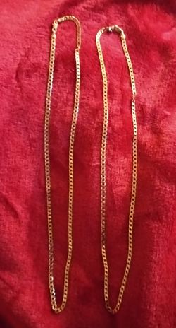 24" Solid Curb Chain/Necklace