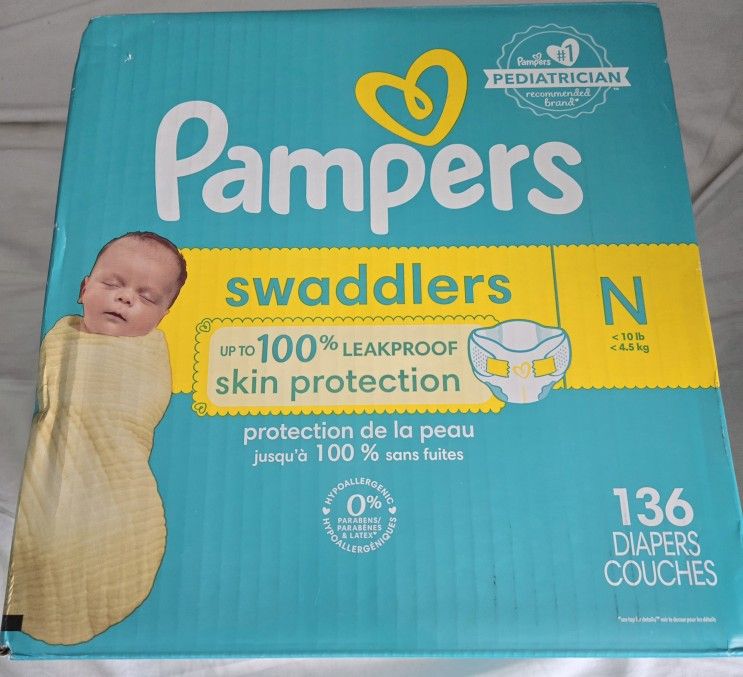 136 Count Pampers 