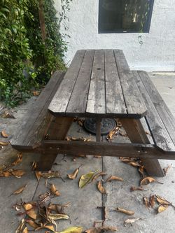 Wooden Picnic Table