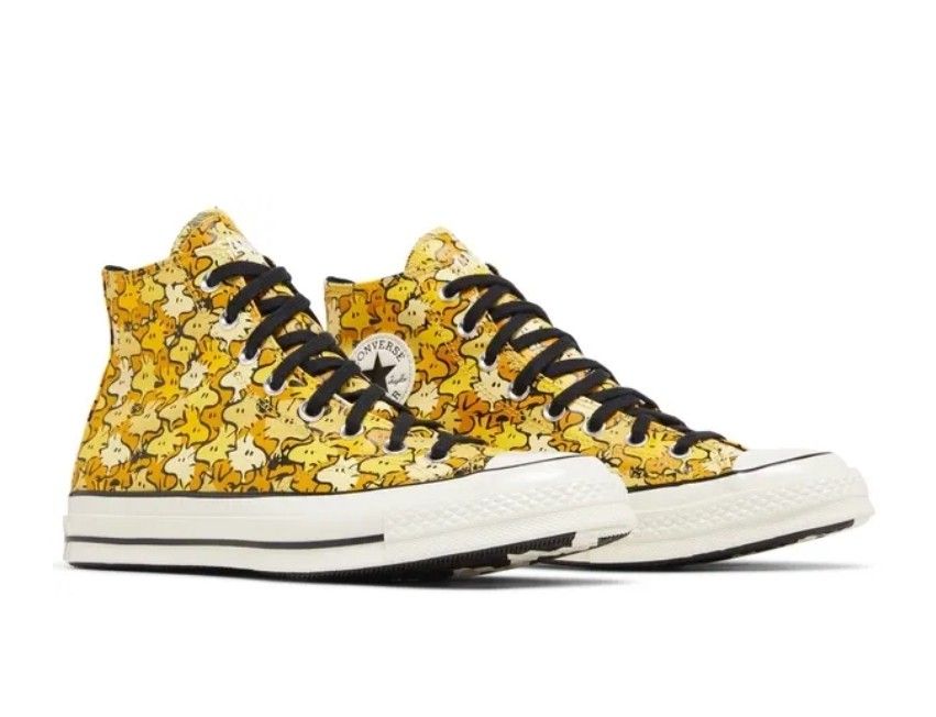 New Converse All Star Yellow Peanuts Editions Chuck Sneakers