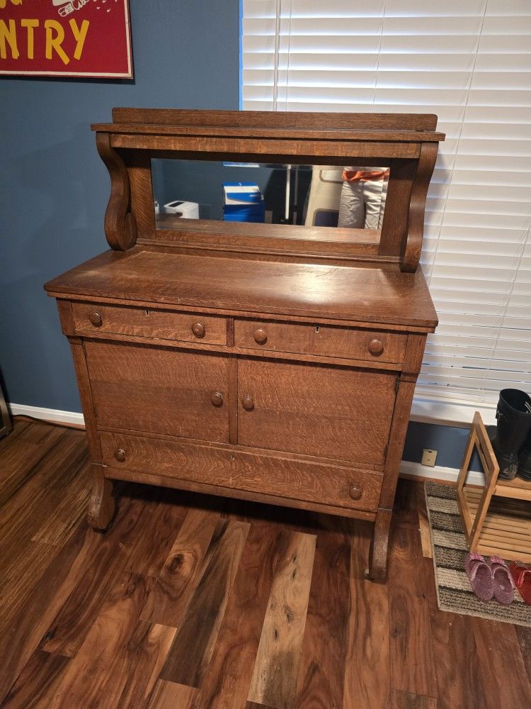 Antique Buffet Table