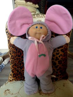 VINTAGE CABBAGE PATCH KID DOLL WITH ELEPHANT COSTUME