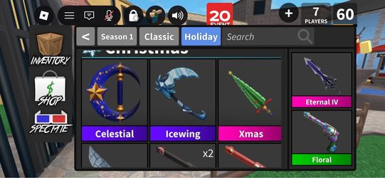 Celestial mm2 knife godly super rare