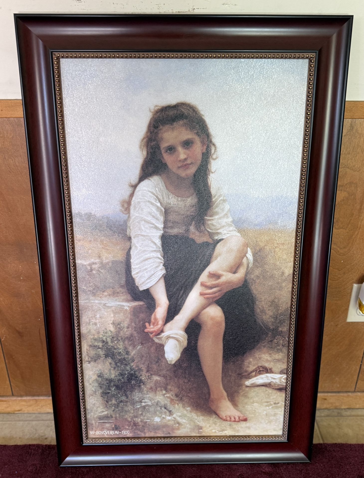Art Oil painting Bouguereau “Before The Bath”