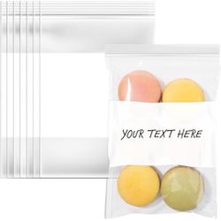 Spartan Clear Plastic Zipper Bags