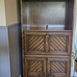 Bookcase With Drop Desk