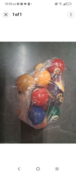 Vintage old pool table pool balls ball  set 75.00