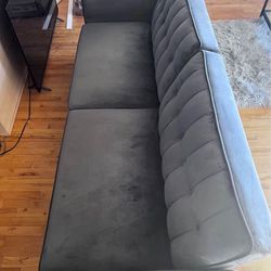 Gray Futon Sofa