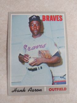 Rare 1970 Hank Aaron #500 card