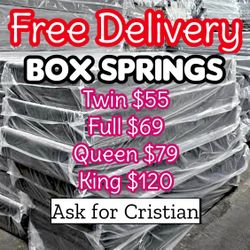 Box Springs  Twin box Full box  Queen box  King box  Bases para colchon  Box spring 