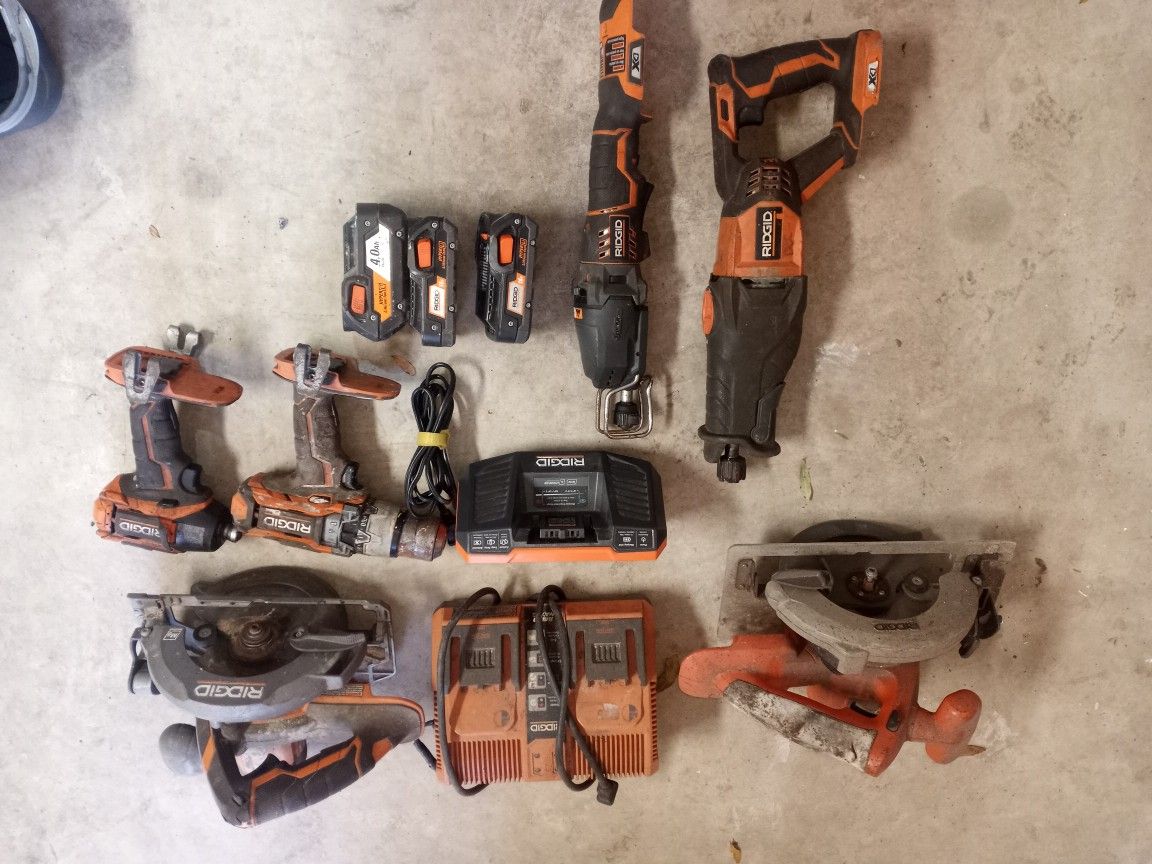 Ridged 18v Power Tools