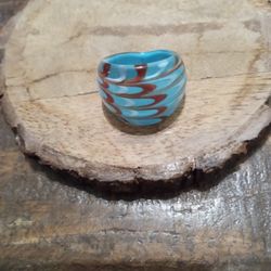 Handmade Italian Murano Glass Ring
