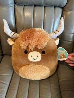 Squishmallow Wilfred the Cow 16” NWT