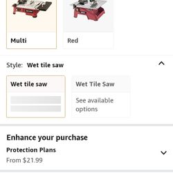 Skill Saw Wet Saw Tile Saw