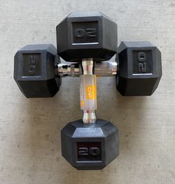 CAP 20 Pound dumbbell pair 40 lbs total dumbbells