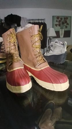 Peaveys Mens Size 12 Steel Shank Winter Work Boots 