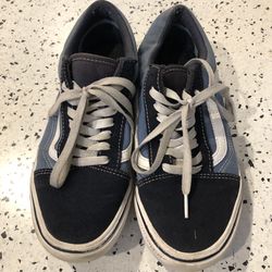 Vans Two Toned Blue Suede on top Skate Shoes Sneakers Unisex men 7 women 8.5. Condition is "Pre-owned". Shipped with USPS Priority Mail.