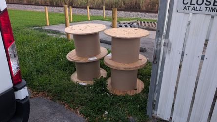 Wire cable rolls reels large 30 inch