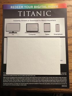 Titanic 4K Digital Code