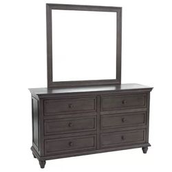 NEW 6 DRAWER DRESSER. No MIRROR. 