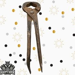 Vintage PS & W Co. Blacksmith Farrier Claw Nail Pullers Pliers 