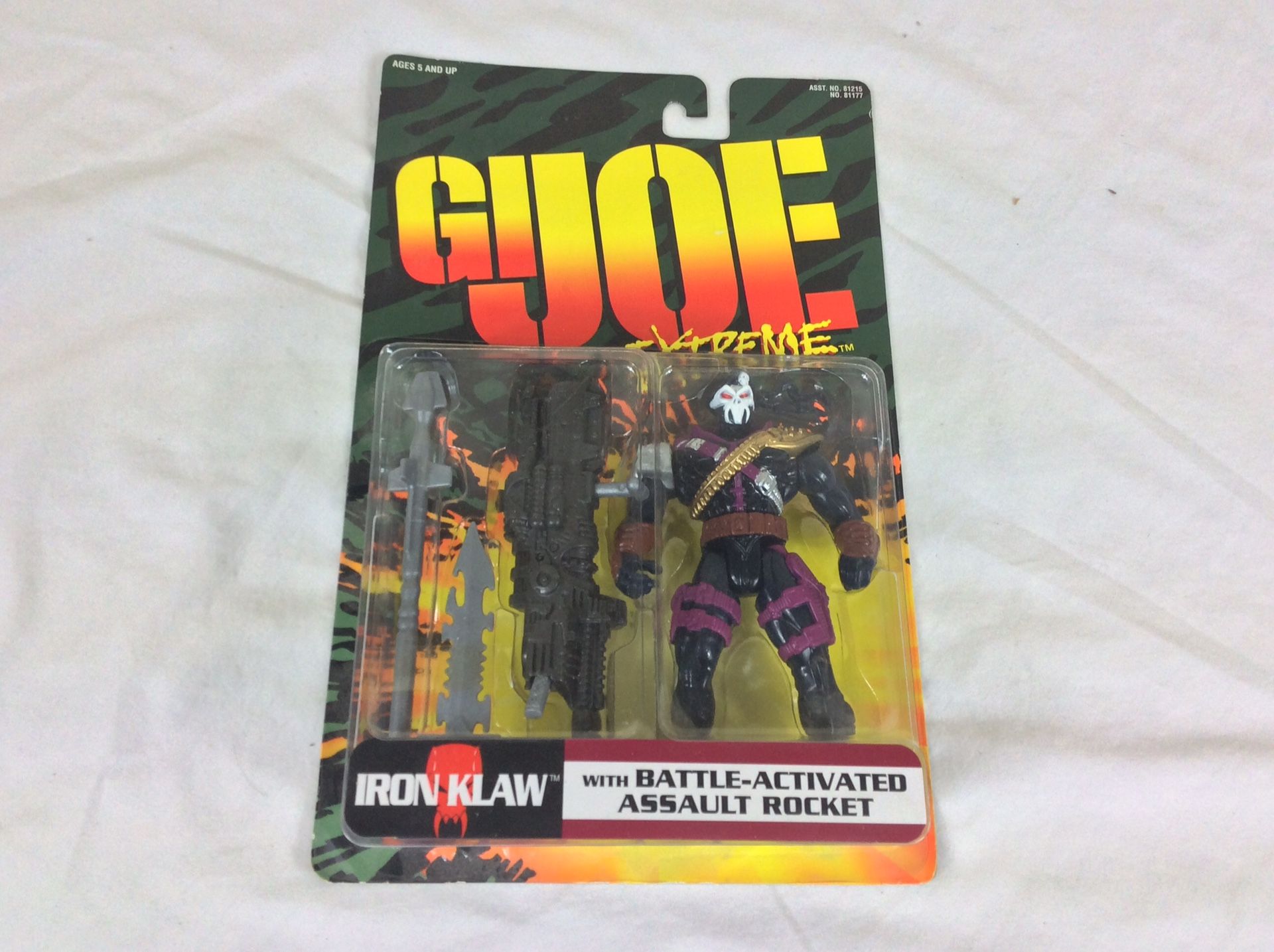 GI Joe Extreme: Iron Klaw Action Figure New In Package 1995