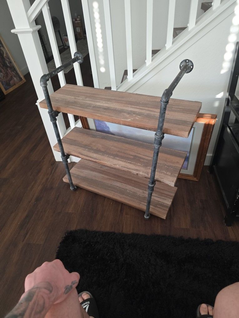rustic shelves x2