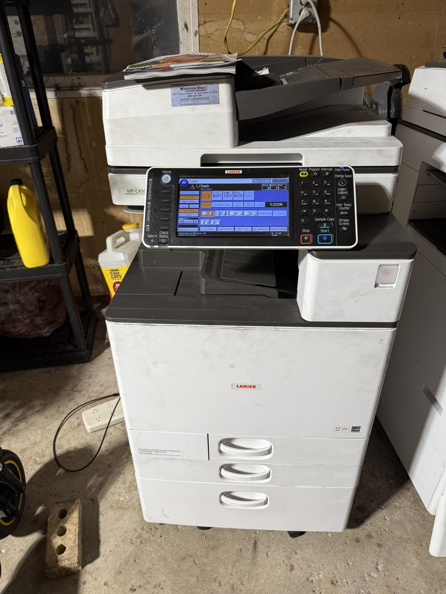 Lanier MP C4503 Color Toner Printer