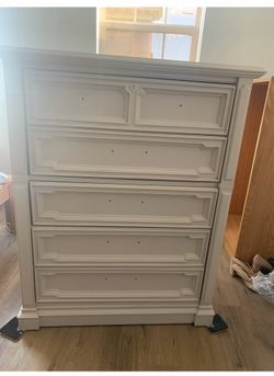 Taupe dresser - free  solid wood