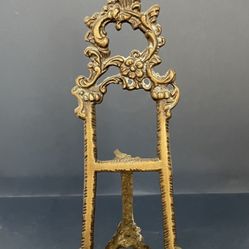 Beautiful Solid Brass Ornate Easel 