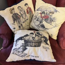 Norman Rockwell Pillows