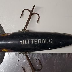 Vintage Arbogast Jitterbug  XL Wood