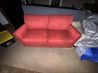Red Pullout Sofa Perfect Condition 