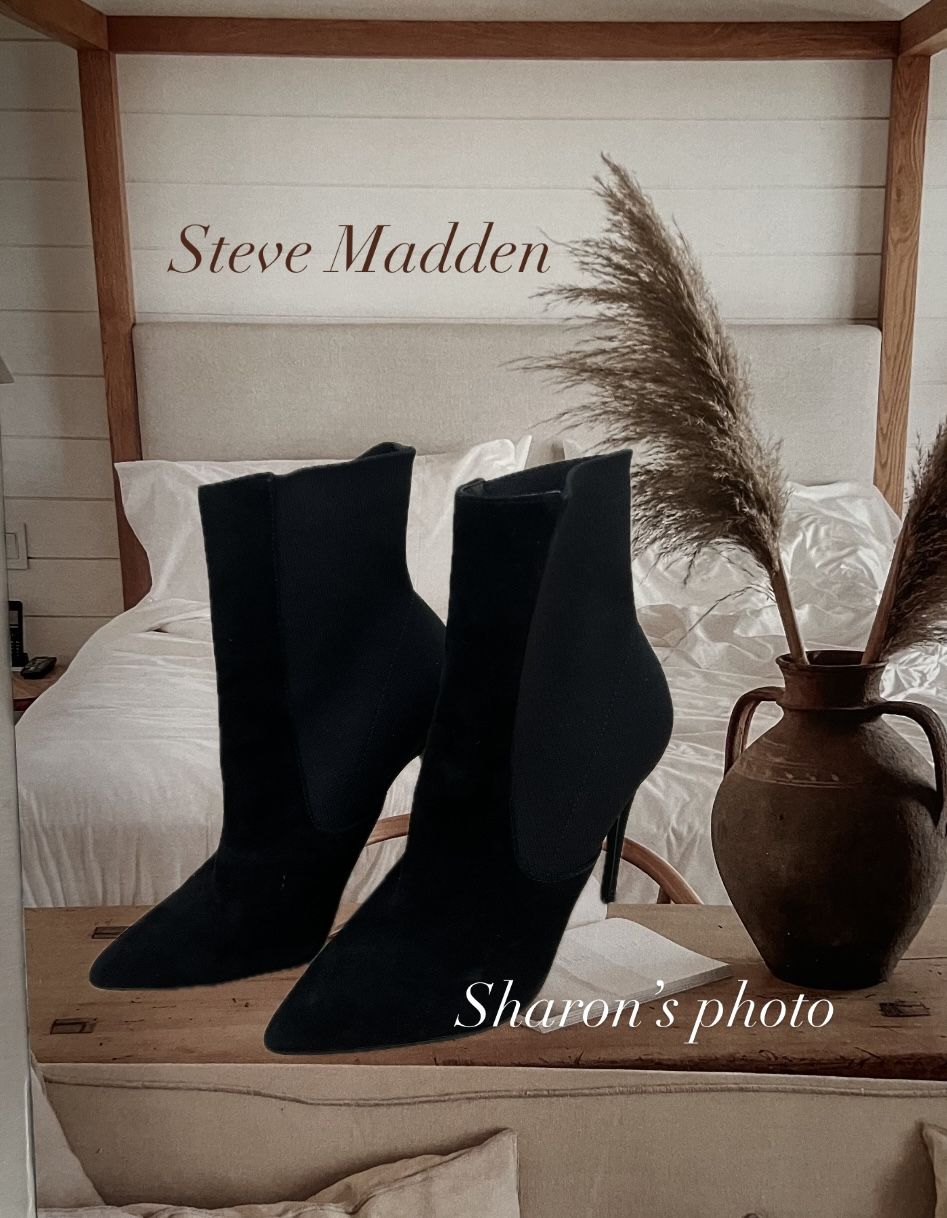 Steve Madden  Black Women's  Heeled Boots Sz 7M
