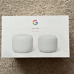 Google Nest WiFi Router And Point