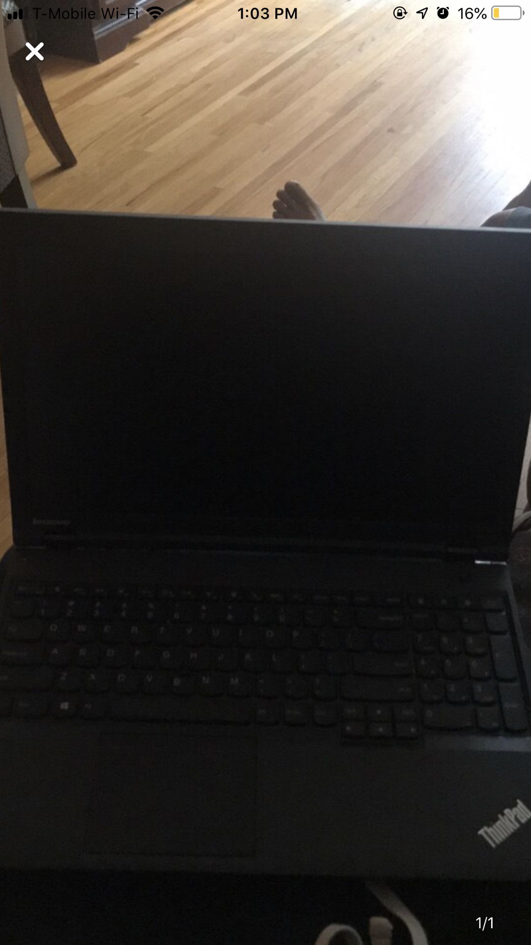 Lenovo computer use only for parts