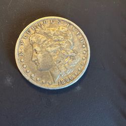 1896 O Morgan Silver Dollar