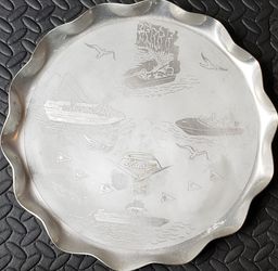 1960 Glaston Serving Tray Boat Show Piece