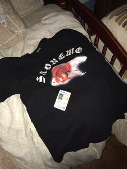 Supreme fish tee
