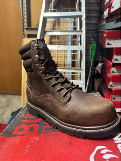 Wolverine boots #7 extra wide steel toe $88