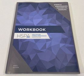 Sterile Processing Technical Workbook 9th Edition Healthcare Manual