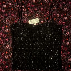 Black Sparkly Tank Top  