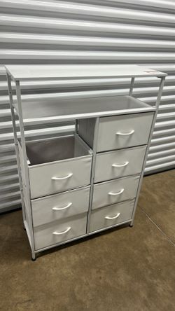 7 drawer fabric storage dresser