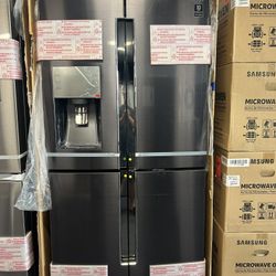 Samsung Black Stainless 4 Doors Refrigerator 