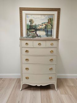 Vintage Tallboy Dresser